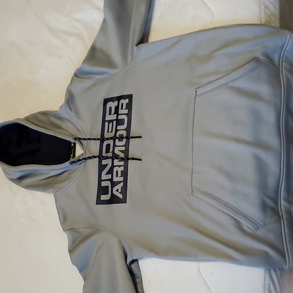 Under Armour - Grey Camo Logo hoodie US M (Loose fit) - Picture 4 of 4